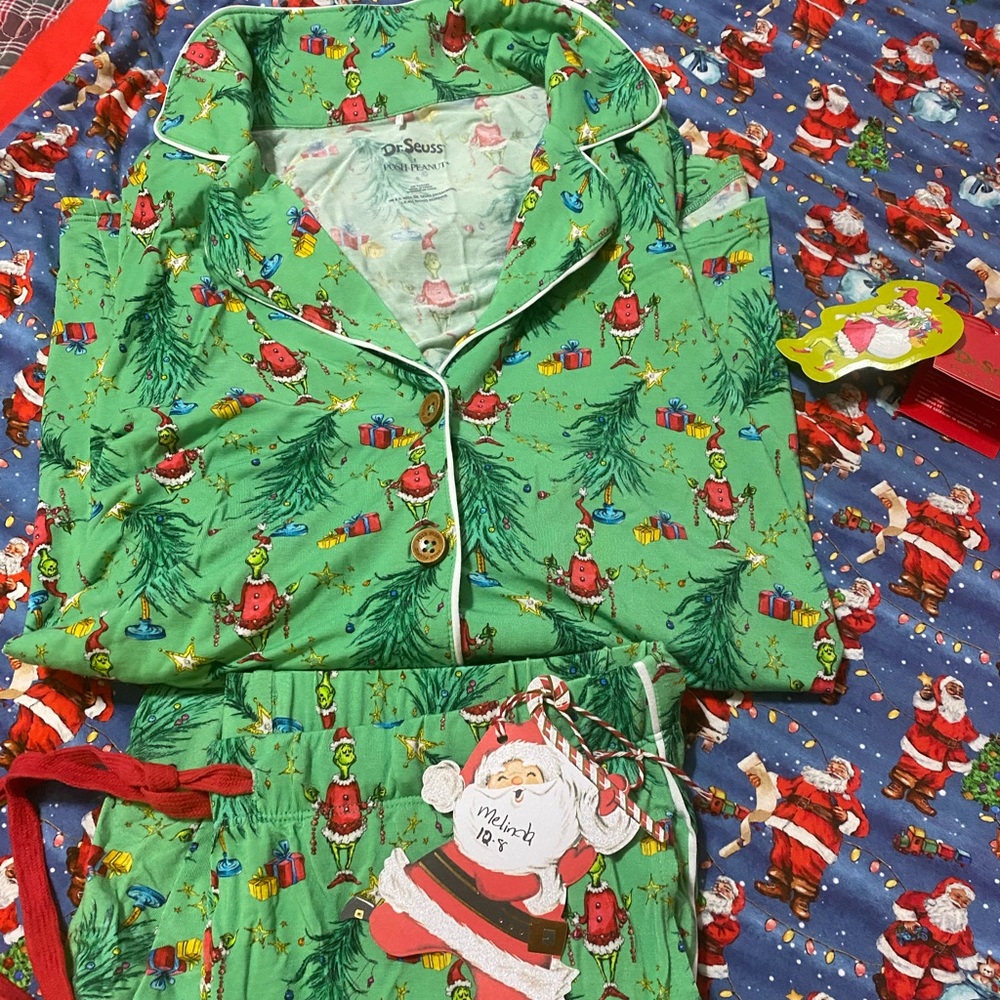 Posh Peanut luxe pajamas EUC, tried on, washed and line dried!